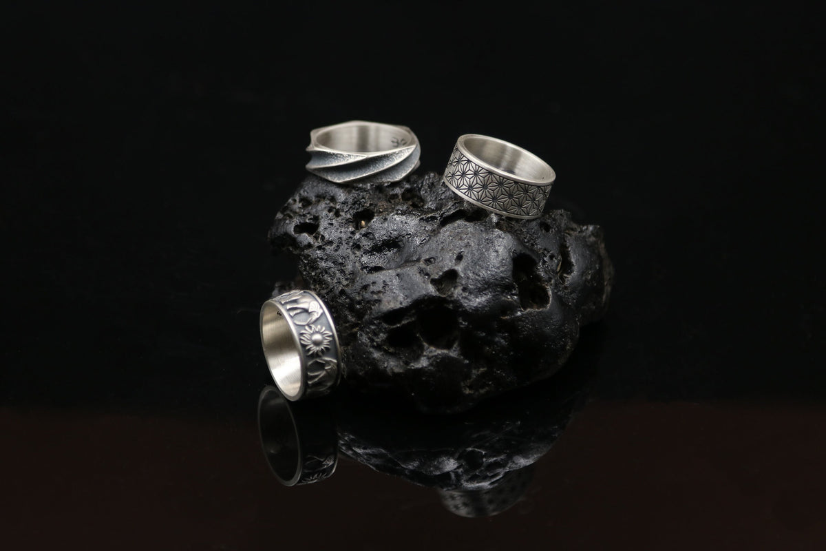 Handmade Sterling Silver Elephant Ring, Unisex Wedding Band