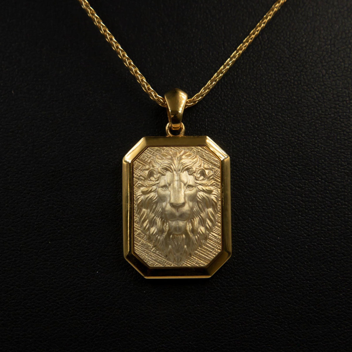 Gold Lion Pendant Necklace | Regal Leo Zodiac Talisman
