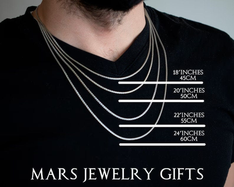Sterling Silver Byzantine Chain Necklace, Men's Jewelry