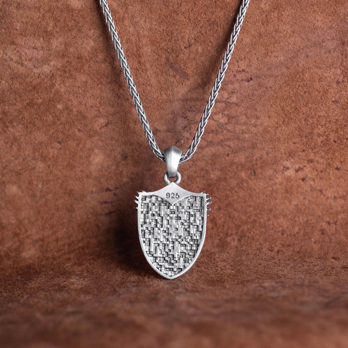 Handmade Saint Michael Pendant, 925 Sterling Silver Archangel Necklace