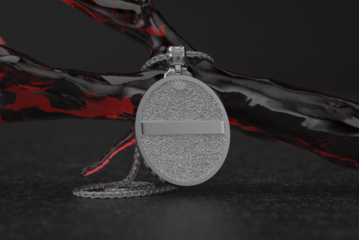 Sterling Silver Virgen del Carmen Pendant – Catholic Protection Medal