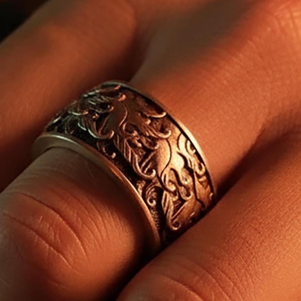 Sterling Silver Wave Pattern Ring, Ocean Tide Band, Maritime Jewelry